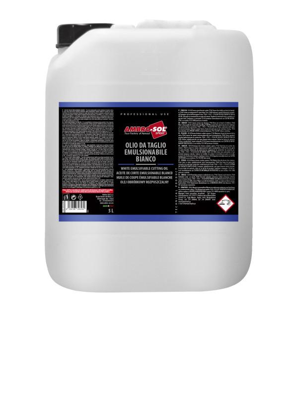 Rezný emulgovateľný olej 5000 ml biely