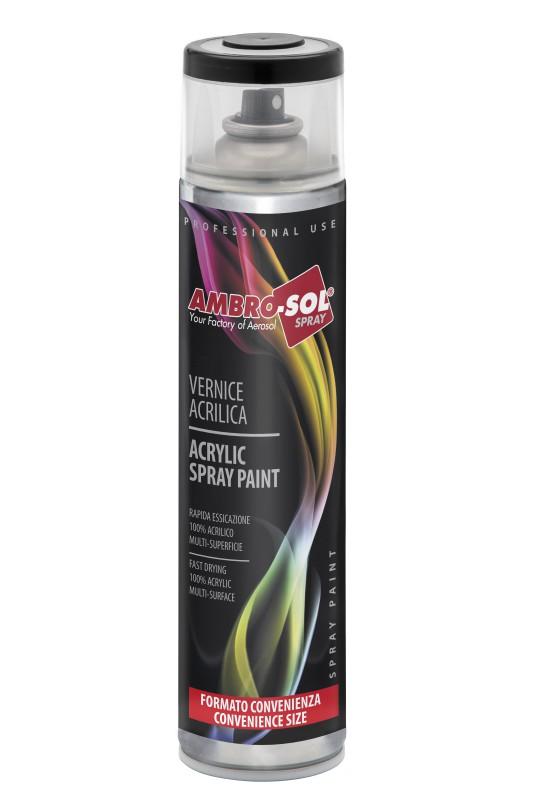 Univerzálna akrylová farba, matná čierna RAL 9005 600ml
