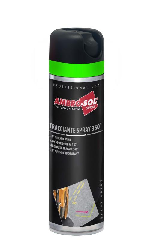 Značkovač v spreji 360° oranžová ORANGE - FLUORESCENČNÁ farba 500 ml
