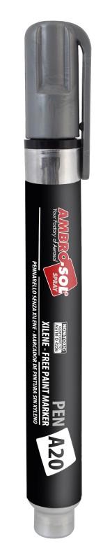 Popisovač A20 MEDIUM typ 13ml strieborný SILVER
