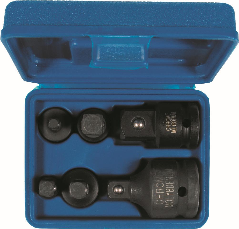 Sada adaptérov 6-dielna, 1/4-3/4", kovaná