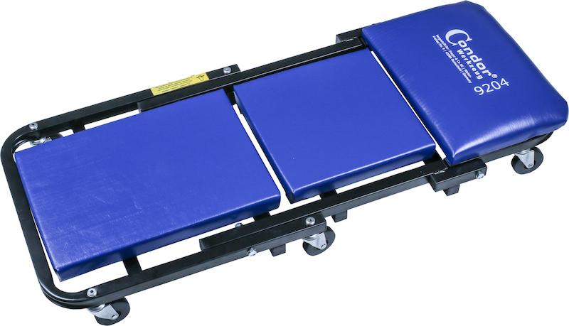 Montážne pojazdné ležadlo - ležanie/sedenie Maximálne zaťaženie - 130 kg