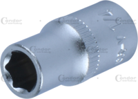 Nádstavec, 1/4", 6-hran palcový 1/4"