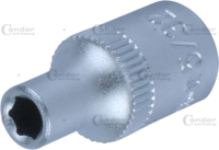 Nádstavec, 1/4", 6-hran palcový 5/32"