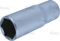 Nádstavec, 1/2", 6-hran palcový 13/16", dlhý