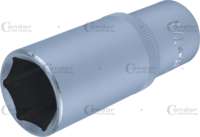 Nádstavec, 1/2", 6-hran palcový 7/8", dlhý