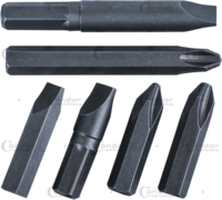 Úderový skrutkovač-Bits, 4-dielna., 8 mm