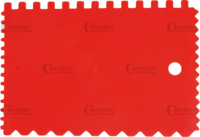 Špachľa zuby, flexi, 90x135 mm