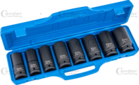 Kovaný Nádstavec -sada, 8-dielna, 3/4", CrMo, dlhý, 6-hran 22-38 mm