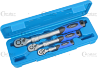 Račňan-sada, teleskopická, 3-dielna, 1/4+3/8+1/2"