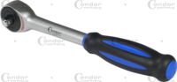 Račňa s otočnou rukoväťou, 1/4", 60-zubová
