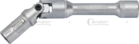 Kĺbový nástrčný kľúč na sviečky sada, 6-dielna, 3/8", 150 mm, SW8-16