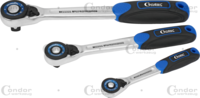 Gola sada, 215-dielna, 1/4+3/8+1/2", 6-hran 4-32 mm