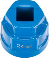 Prípravok pre viečko olejového filtra hliník-odliatok, 1/2"/27 mm, 24 mm 6-hran