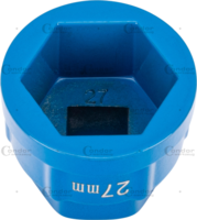 Prípravok pre viečko olejového filtra hliník-odliatok, 1/2"/27 mm, 27 mm 6-hran