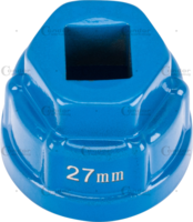 Prípravok pre viečko olejového filtra hliník-odliatok, 1/2"/27 mm, 27 mm 6-hran