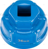 Prípravok pre viečko olejového filtra hliník-odliatok, 1/2"/27 mm, 36 mm 6-hran