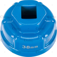 Prípravok pre viečko olejového filtra hliník-odliatok, 1/2"/27 mm, 38 mm 6-hran