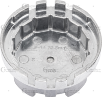Prípravok pre viečko olejového filtra hliník-odliatok, 3/8"/27 mm, 79.5 mm 14 Kt.