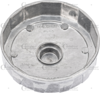 Prípravok pre viečko olejového filtra hliník-odliatok, 3/8"/24 mm, 100.5 mm 15 Kt.