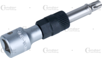 Nádstavec  na alternátor, 1/2", 33 zubová matica, T-Profil T50