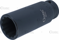 Kovaný Nádstavec , 1/2", CrMo, 12-hran 24 mm