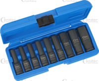 Kovaný Nádstavec -sada, 9-dielna, 1/2", E-Profil E10-24