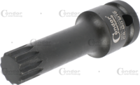 Kraft-Nádstavec , 1/2", tisíc hran M16x78 mm