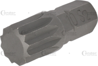 Bit, 8 mm 6-hran, tisíc hran M10x30 mm