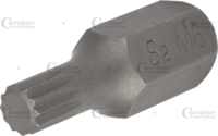 Bit, 10 mm 6-hran, tisíc hran M6x30 mm