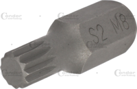 Bit, 10 mm 6-hran, tisíc hran M8x30 mm