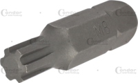 Bit, 10 mm 6-hran, Ribe M8x40 mm