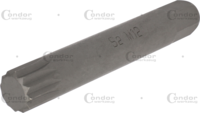 Bit, 10 mm 6-hran, tisíc hran M12x75 mm