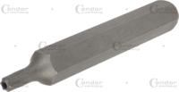 Bit, 10 mm 6-hran, T-Profil SLB T25x75 mm