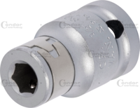 Adapter pre Bits, 1/2", pre 8 mm Bits