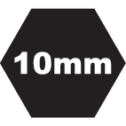 Adapter pre Bits, 3/8", pre 10 mm Bits