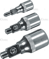 Magnet-Adapter-sada, 3-dielna, 1/4+3/8+1/2"