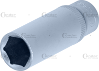 Nádstavec, 1/4", 6-hran 12 mm, dlhý