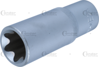 Nádstavec, 1/2", E-Profil E24, dlhý