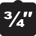 Kraft-Nádstavec, 3/4", 6-hran 22 mm