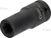 Kraft-Nádstavec, 3/4", 6-hran 19 mm, dlhý