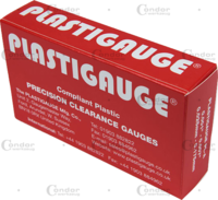 Jemné meracie pásiky Plastigauge®, červené, 10 kusov