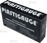 Jemné meracie pásiky Plastigauge®, čierne, 5 kusov