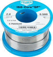 Spájkovací drôt, ø 2 mm, 500 g cievka