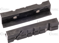 Soft Magnetic Jaws, 2 pcs., for bench vices 125 mm