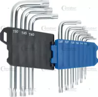 Key Set, 9 pcs., stubby, TX-Star T10-50