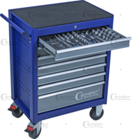 Tool Cabinet Nr. 7029, with 332 tools