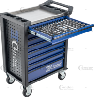 Tool Cabinet Nr. 7040, with 332 tools