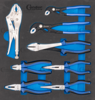 Pliers Set in Foam 2/3, 8 pcs.