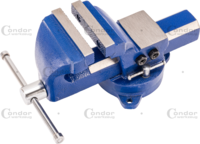 Heavy Duty Bench Vice, swivel base, 100 mm